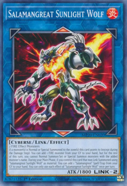 Salamangreat Sunlight Wolf MP20 Common 1st ED NM Yugioh - Image 1