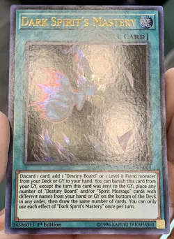 Yugioh Dark Spirits Mastery LED5-EN004 Ultra Rare 1st Ed NM w/Tracking - Image 5