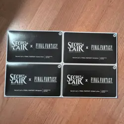 Secret Lair x FINAL FANTASY Foil English BUNDLE 4 Card Set Drop Gilded Lotus MTG - Image 1