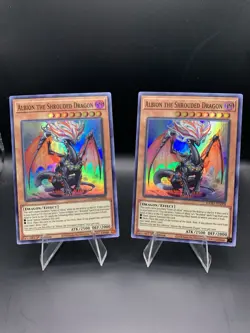 Yu-Gi-Oh Albion the Shrouded Dragon 1st Edition Super Rare Card DAMA-EN008 - Image 1