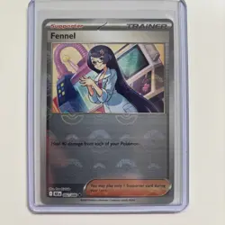 Fennel - 082/086 - Pokeball Holo - Black Bolt - Pokemon Card - NM/M - Image 1