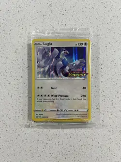 SEALED LUGIA SWSH069 VIVID VOLTAGE PRE RELEASE STAMPED PROMO POKEMON CARD PACK - Image 1