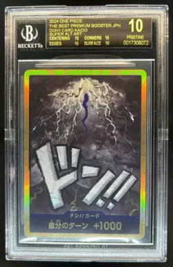 2024 One Piece The Best Japanese Don Card Kaido Super Alt Art BGS 10 Black Label - Image 1