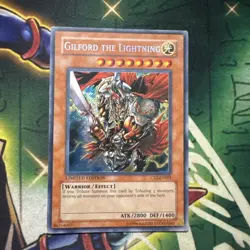Yugioh! Gilford the Lightning CT2-EN001 Secret Rare Limited Edition MP - Image 1