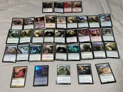 MTG WURMS Themed Magic The Gathering Card Lot + Xtras Added ! - Image 1