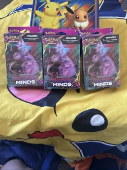 Pokemon Sun and Moon Unified Minds Booster Card Pack - (1) hanger 820650809569 - Image 1