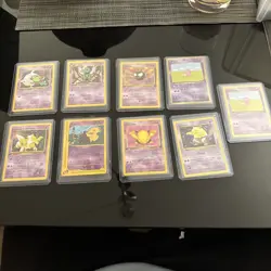 Vintage Pokemon Cards With Several First Edition - Image 1