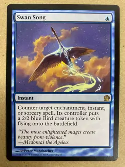MTG 1x Swan Song # 65 Theros Modern Magic the Gathering Card x1 NM - Image 1