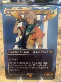 Hope Estheim Borderless Surge Foil Card Magic the Gathering Final Fantasy - Image 1