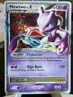 POKEMON MEWTWO LV. X DP28 PROMO BLACK STAR COSMOS LP CARD SEE PICS HTF - Image 1