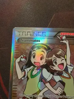 Teammates 160/160 XY Primal Clash 2015 Full Art Trainer Pokemon Card TCG - Image 2