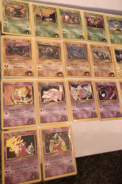 Lot of 20 Gym Heroes Set Pokemon Cards - Image 5