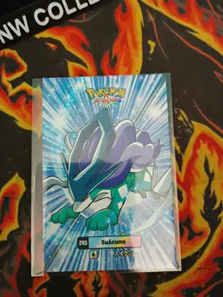 Pokemon 2024 Card Database Attacks Gen 2 Suicune #245 Cracked Ice Holo Peru - Image 1