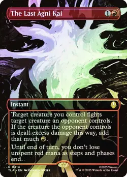 The Last Agni Kai Foil Showcase Avatar: The Last Airbender NM MTG - Image 1