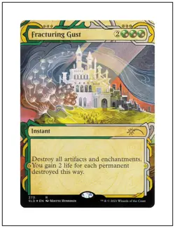 1x Fracturing Gust, Secret Lair Drop, Magic MTG NM - Image 1