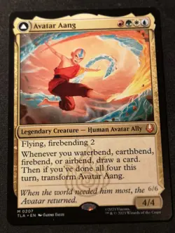 Avatar Aang / Aang, Master Of Elements - TLA - MTG - EN - NM - 0207 - Image 1