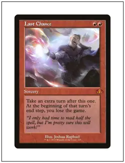 1x Last Chance, Retro Frame, Magic MTG NM - Image 1