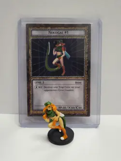Yu-Gi-Oh Dungeon Dice Monsters - Figure & Card - Nekogal #1 - Image 1