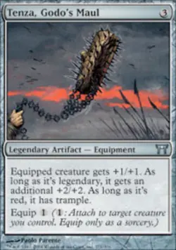MTG - Tenza, Godo's Maul - Champions of Kamigawa - NM, English Magic FLAT RATE S - Image 1