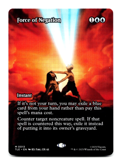 Force of Negation (Borderless) - [Avatar: The Last Airbender: Eternal-Legal] MTG - Image 1