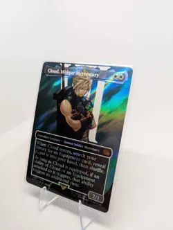 Cloud, Midgar Mercenary (Borderless) (Surge Foil) Final Fantasy | FF x MTG - Image 2