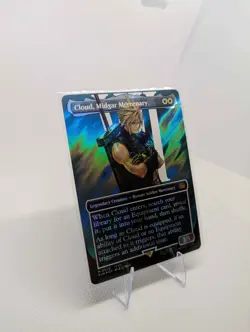 Cloud, Midgar Mercenary (Borderless) (Surge Foil) Final Fantasy | FF x MTG - Image 3