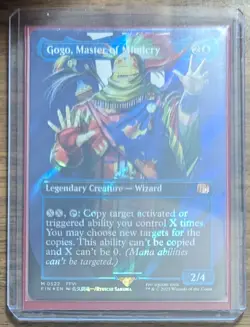 MTG Gogo, Master of Mimicry Borderless Surge Foil from UB: Final Fantasy NM - Image 2
