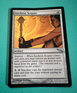 Isochron Scepter - Mirrodin - MTG - Magic the Gathering - Image 1