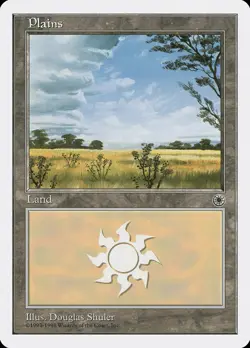 5x Plains Basic Land - NM/LP - Anthologies - (Trees art) MTG - Image 1
