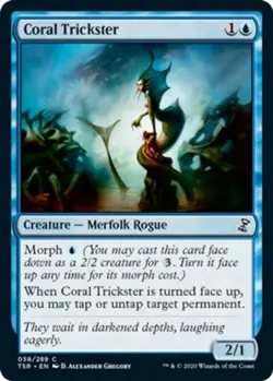x1 Coral Trickster - Time Spiral Remastered - NM - MTG - Image 1
