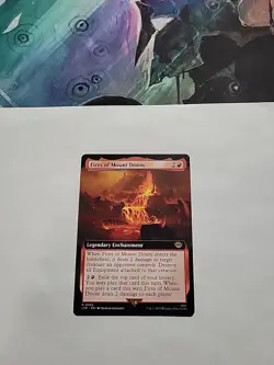 MTG - Fires of Mount Doom (Extended Art) LTR Regular Rare #0392 - Image 2