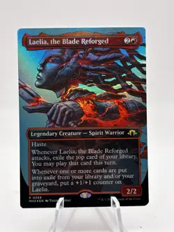 Laelia, the Blade Reforged 0368 Foil Borderless Modern Horizons 3 MH3 MTG NM - Image 1