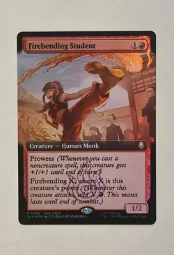 MTG Avatar - Firebending Student P 0393 Buy-A-Box Foil Promo - Near Mint - Image 1
