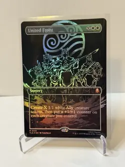 MTG United Front 0331 Foil Borderless Avatar The Last Air Bender - Image 1