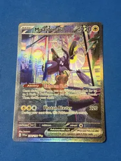 Pokemon TCG Miraidon ex 244/198 Special Illustration Rare Scarlet & Violet - Image 1
