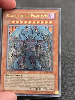 SOI-EN003 Raviel, Lord Of Phantasms Ultimate Rare 1st Edition LP Yugioh Card - Image 1