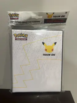 Pokemon 25th Anniversary Jumbo Pikachu First Partner Collector's Binder SEALED - Image 1