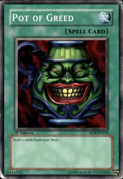 Pot Of Greed - 1st Edition SD4-EN018 - HP - YuGiOh - Image 1