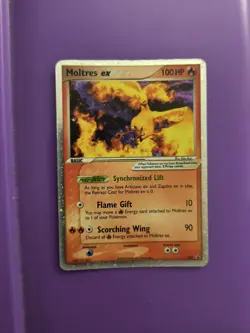 Pokemon Moltres ex Holo #031 Nintendo Black Star Promo LP Holo - Image 1