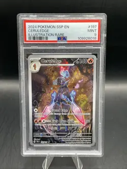Ceruledge 197/191 Sv08: Surging Sparks Holo PSA 9 Illustration Rare Pokemon TCG - Image 1