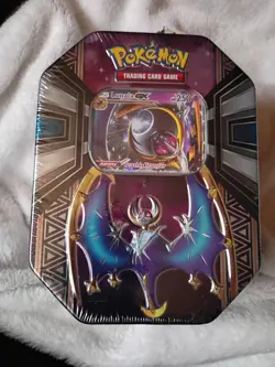Pokemon: Lunala GX 2017 Legends of Alola Tin - Sealed new - Image 1