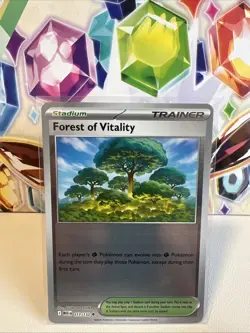 Forest of Vitality 117/132 Uncommon Reverse Holo Pokemon TCG Mega Evolution NM - Image 1