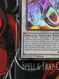 Yugioh - Majestic Red Dragon LC5D-EN071 NM 1st ed Super Rare - Image 5