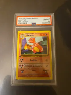 1999 POKEMON GERMAN GLUTEXO 1ST EDITION PSA 10 - Image 1