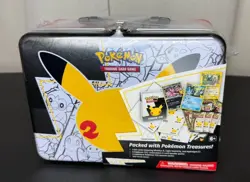 Pokemon 25th Anniversary Collectors Chest Lunch Box Tin TCG Sealed - Image 1