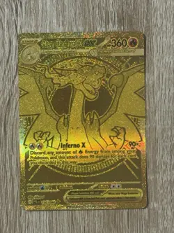 Phantasmal Flames Mega Charizard x Ex 130/94 Full Art Secret Rare Pokemon TCG - Image 1
