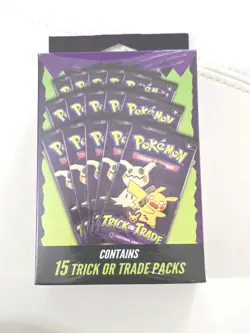 Pokemon Trick or Trade Booster Pack Set - 15 Packs Sealed 1 Box (POKEMON 2025) - Image 1