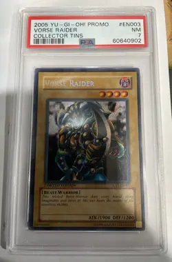2005 Yu-Gi-Oh! Vorse Raider - Limited Edition - Secret Rare - CT2-EN003 - PSA 7 - Image 1