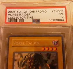 2005 Yu-Gi-Oh Collector Tins Promo VORSE RAIDER CT2-EN003 Secret Rare PSA 7 NM - Image 2