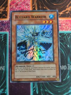 Yu-Gi-Oh! Blizzard Warrior HA01-EN002 Limited Super Rare NM - Image 1